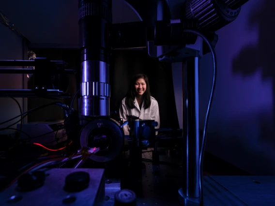 Judith Su portrait inside a lab