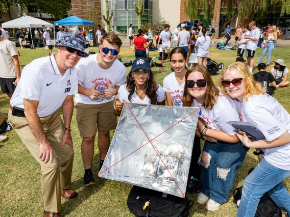 Participants at the 2023 Solar Oven Throw Down