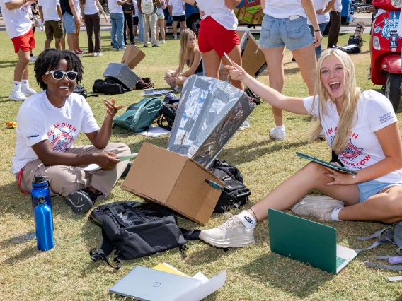 Participants at the 2023 Solar Oven Throw Down