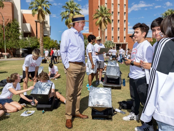 Participants at the 2023 Solar Oven Throw Down