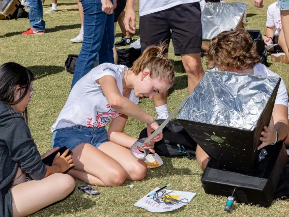 Participants at the 2023 Solar Oven Throw Down