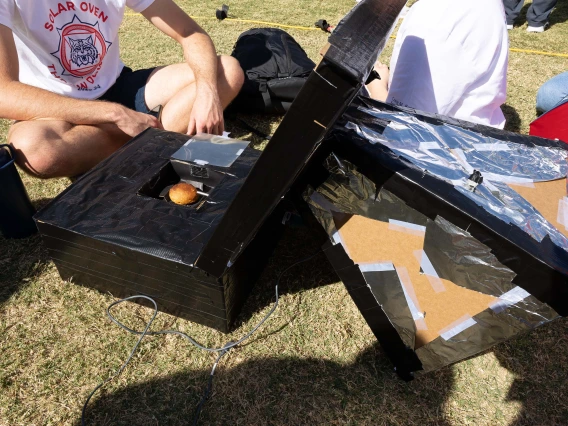 Participants at the 2023 Solar Oven Throw Down