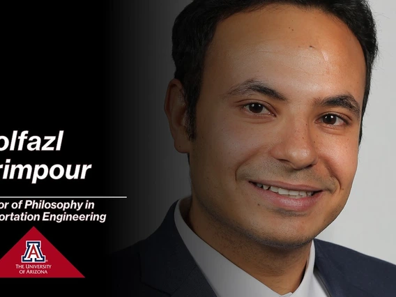 Abolfazl Karimpour, outstanding graduate student in civil engineering and engineering mechanics.