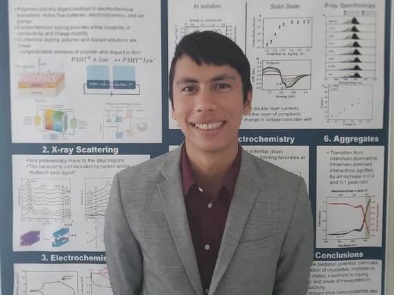 Jonathan Harris, outstanding graduate student in chemical engineering.