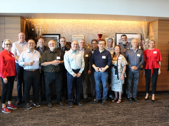 The 2022 Patent Medallion winners pose for a photo.