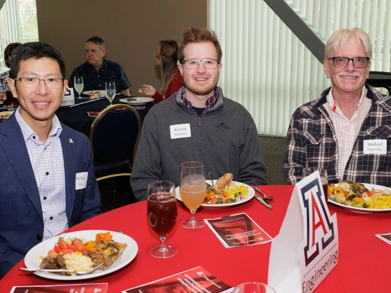 Michael Wu, Karson Knudson and Michael Marcellin.