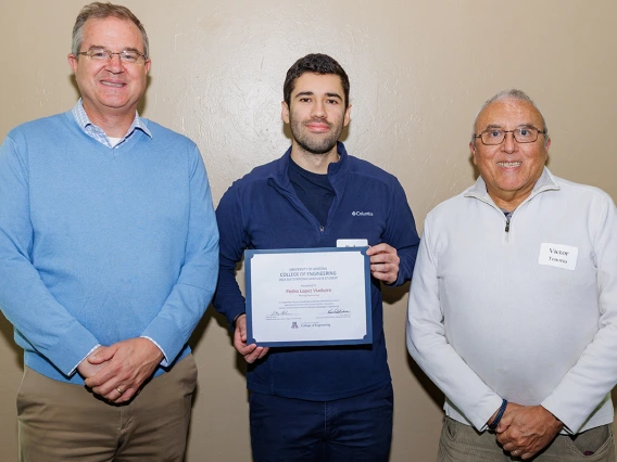 Dean David Hahn, Pedro Lopez Viadurre and Victor Tenorio.