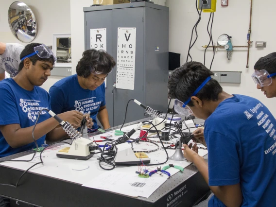 Optical engineering lab class