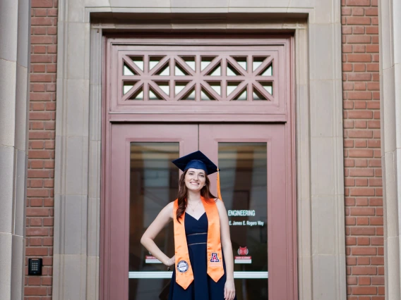 Elizabeth Seader, outstanding senior in engineering management