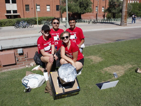 Team Fluff n Stuff: Lauren McCaffrey, Julio Trejo, Kelsey Graves and Jimmy Bordner.