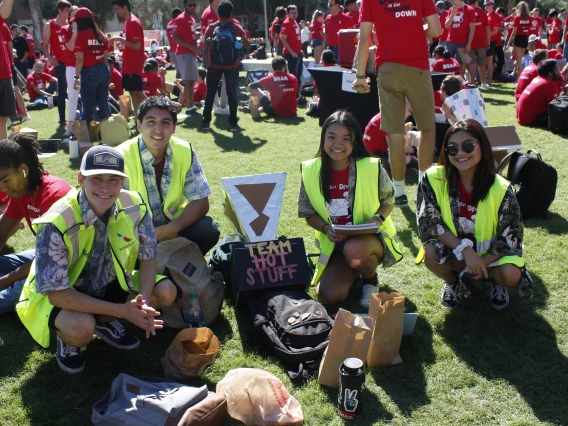 Team Hot Stuff: Trevor Walls, Lucas Dicochea, Kathryn Hoang and Bianca Rodriguez.