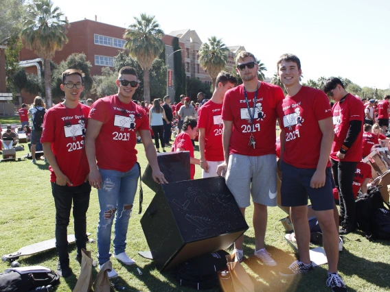 Team Los Jefes: Harry Chhieu, Alek Samaniego, Jared Pavek and Dallan Graybill.