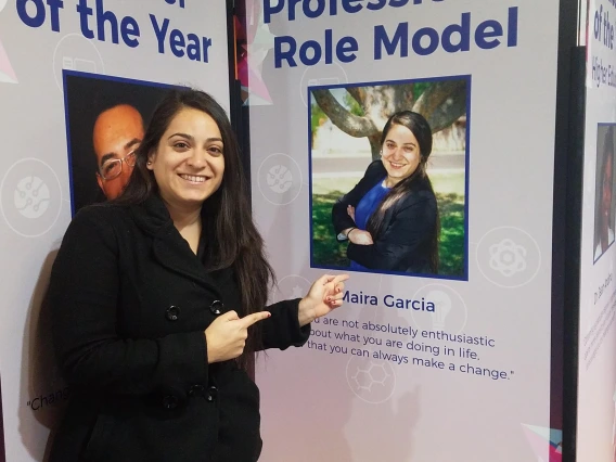 Garcia at a SHPE Convention