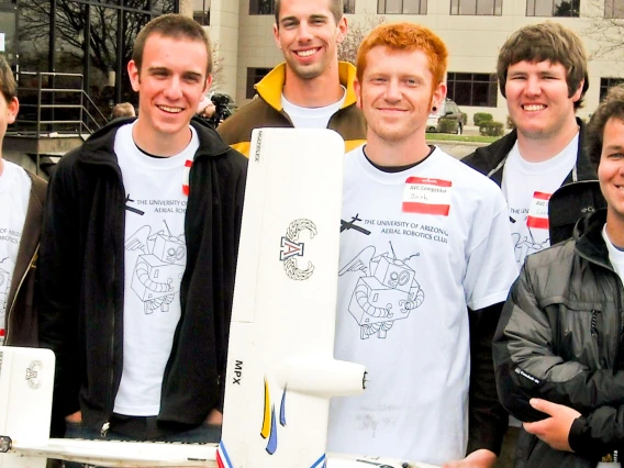 student team displays project