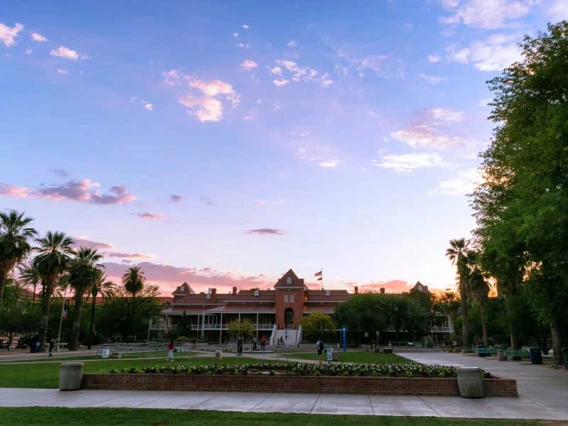 Old Main at sunset