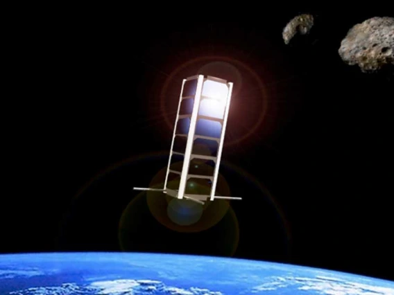 CubeSat in space