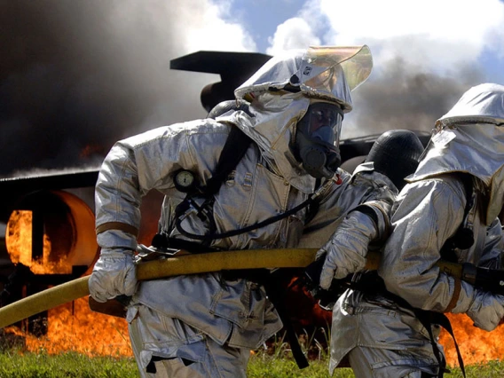 air force fire fighters