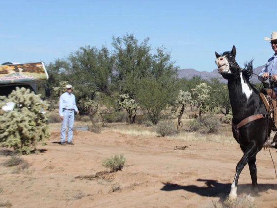man on horse