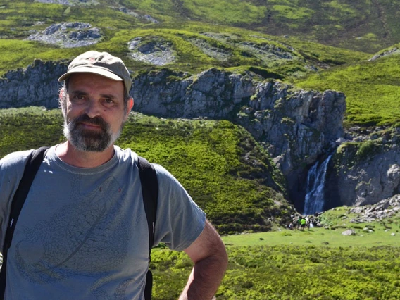 Jim Field poses outdoors