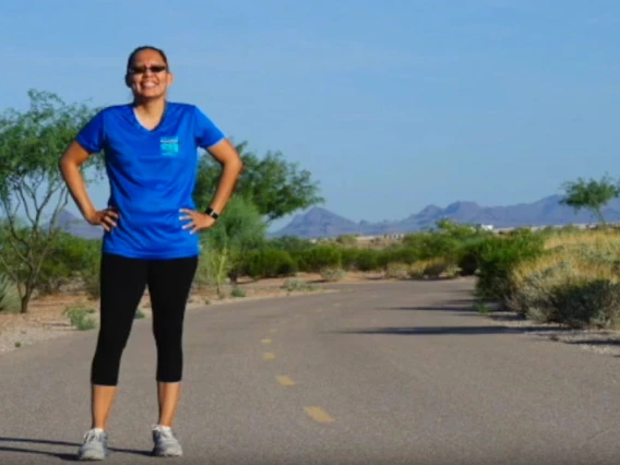 Nedlaya Francisco jogging