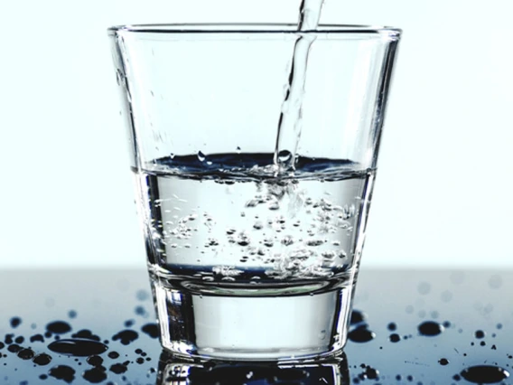 glass of water