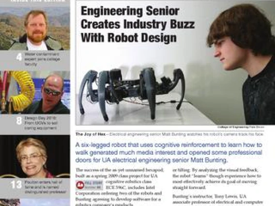 Cover image for Arizona Engineer Spring 2010