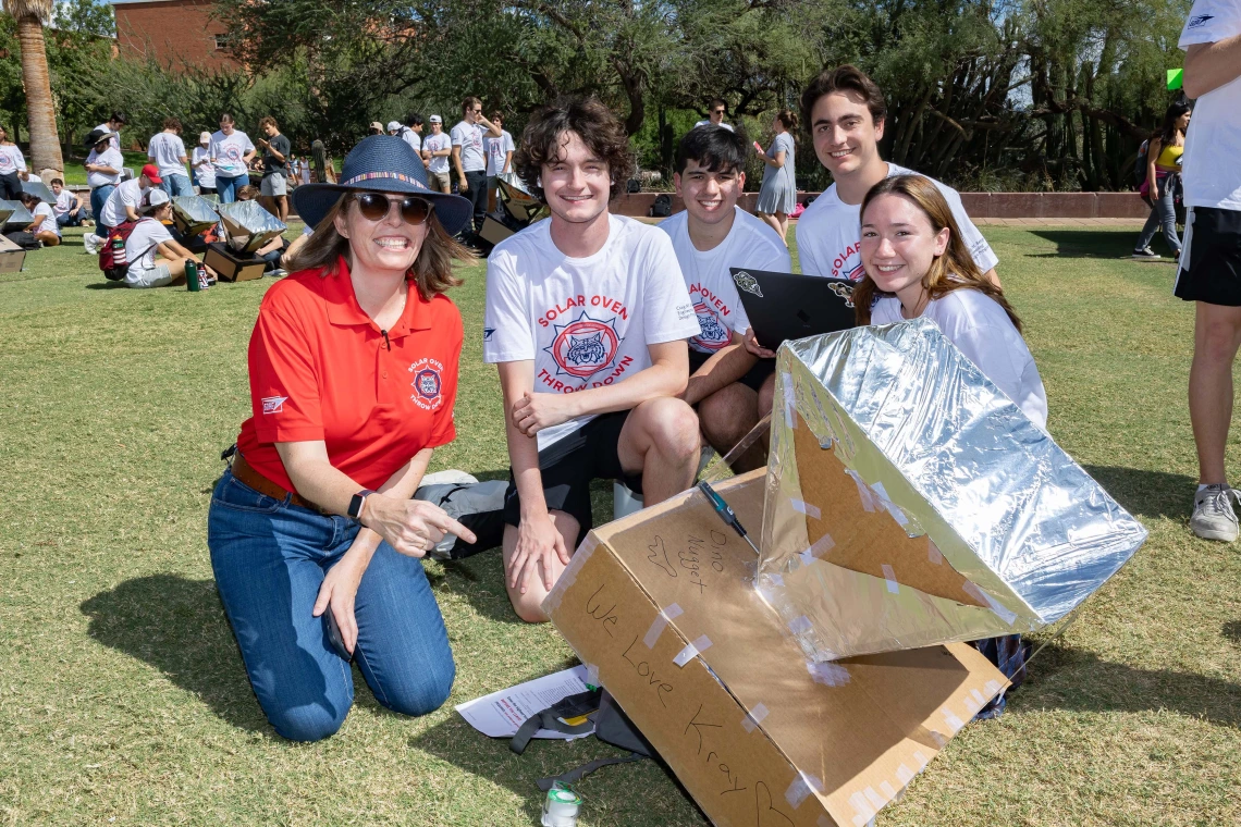 Participants at the 2023 Solar Oven Throw Down