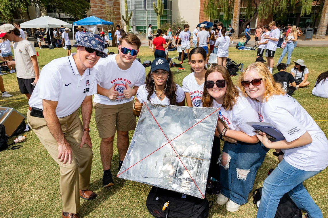 Participants at the 2023 Solar Oven Throw Down