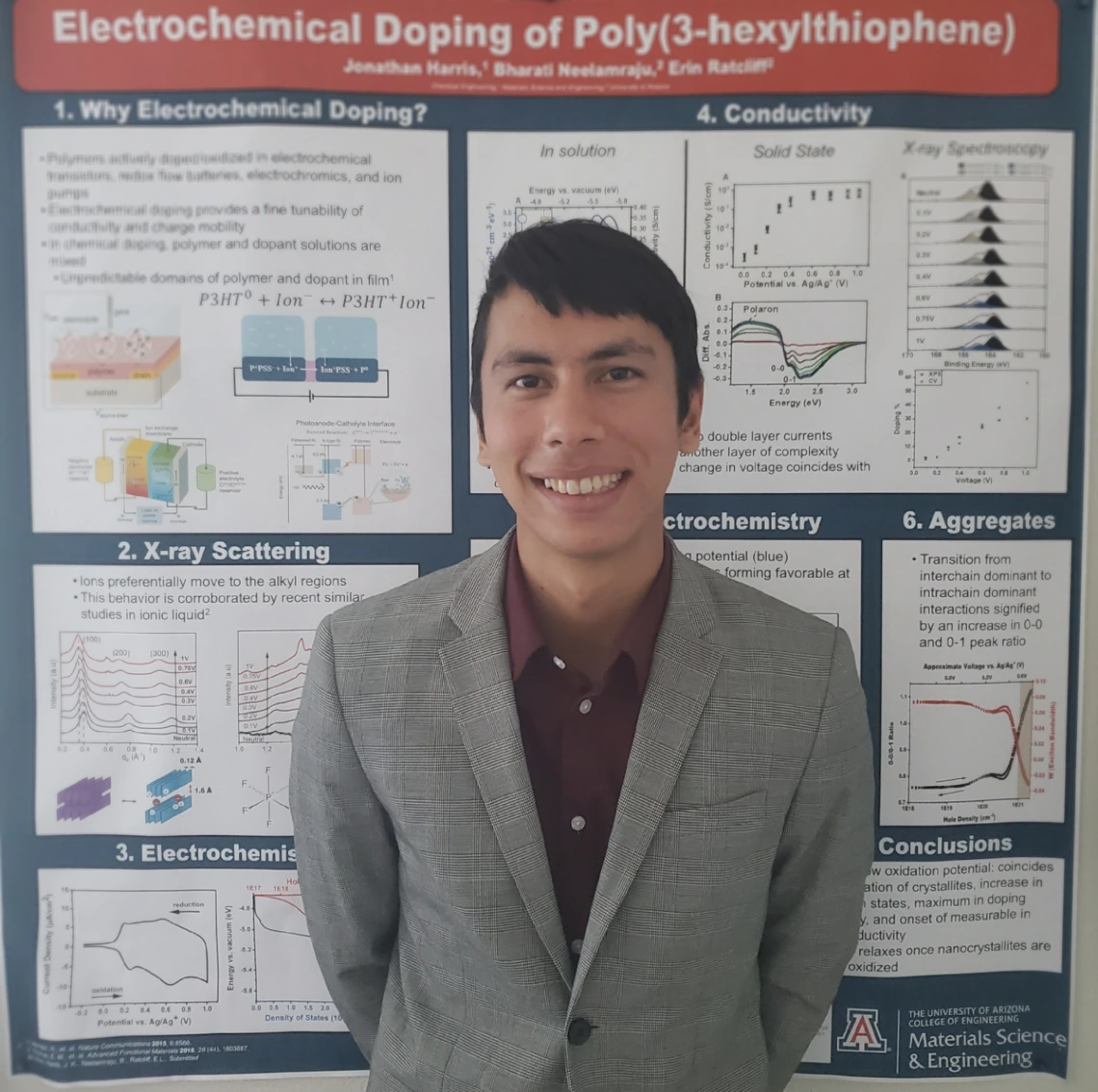 Jonathan Harris, outstanding graduate student in chemical engineering.