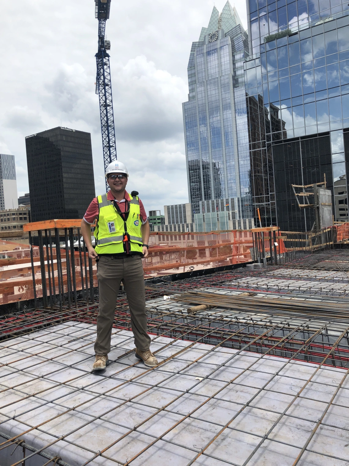 Hector Garavito, outstanding senior in architectural engineering