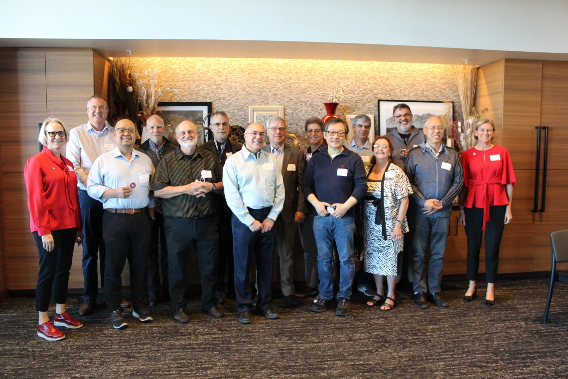 The 2022 Patent Medallion winners pose for a photo.