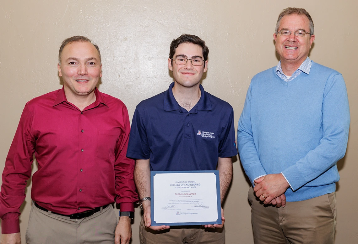 Samy Missoum, Nathan Grossman and Dean David Hahn.