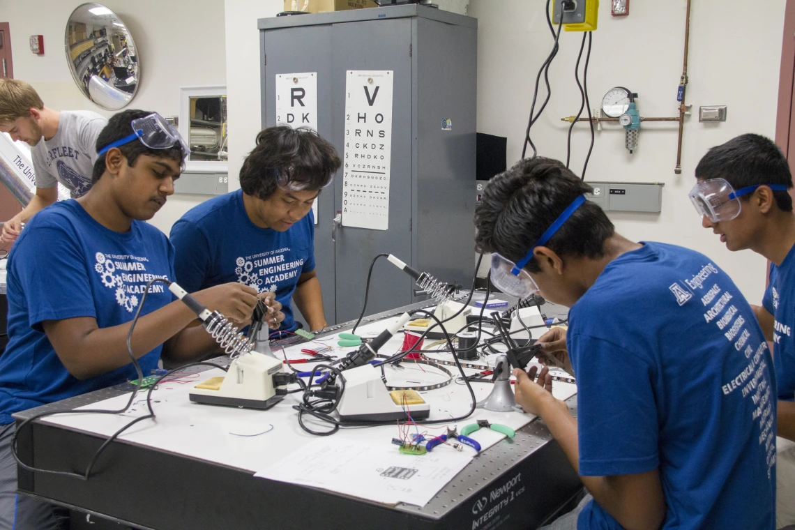 Optical engineering lab class