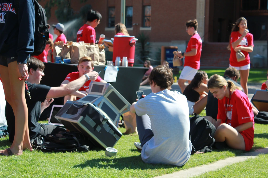 Sack lunches fueled Wildcats through the Solar Oven Throw Down.