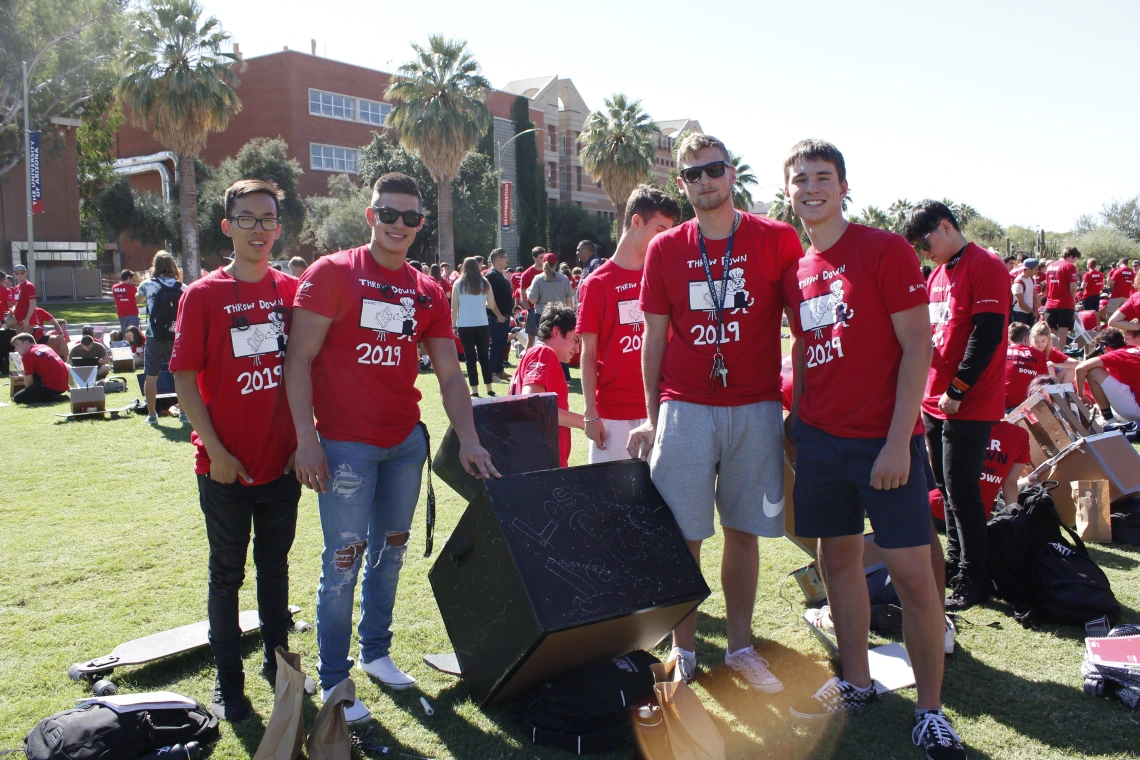 Team Los Jefes: Harry Chhieu, Alek Samaniego, Jared Pavek and Dallan Graybill.