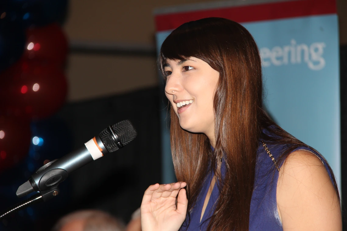 Enginnering Student Council President Amy White