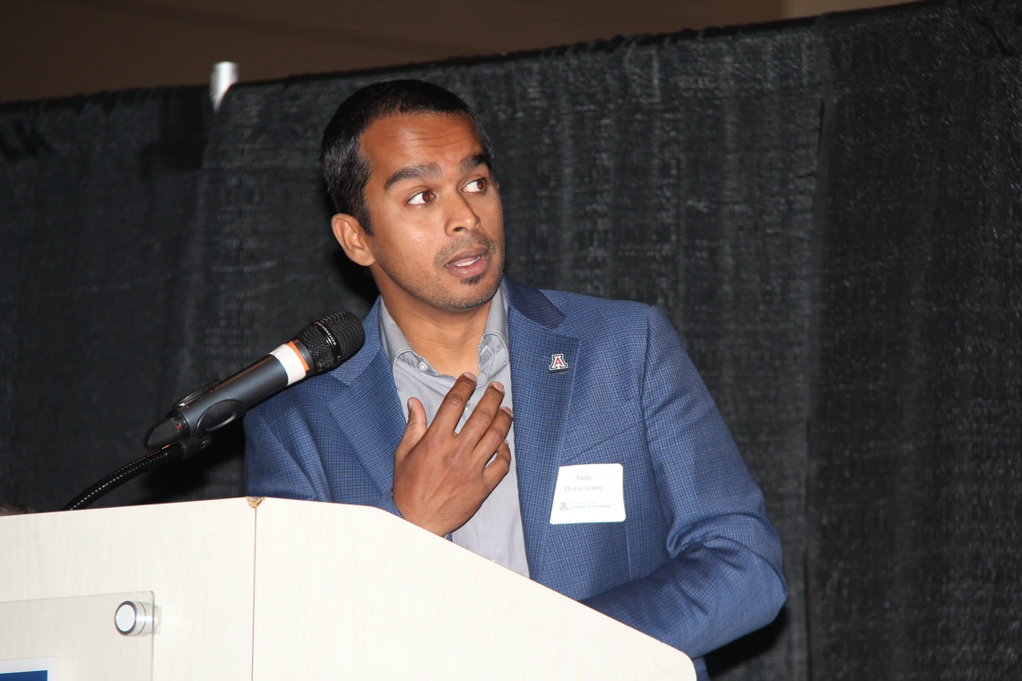Keynote speaker Andy Doraiswamy