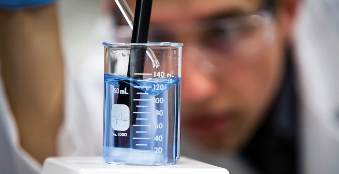 Researcher tests water potability