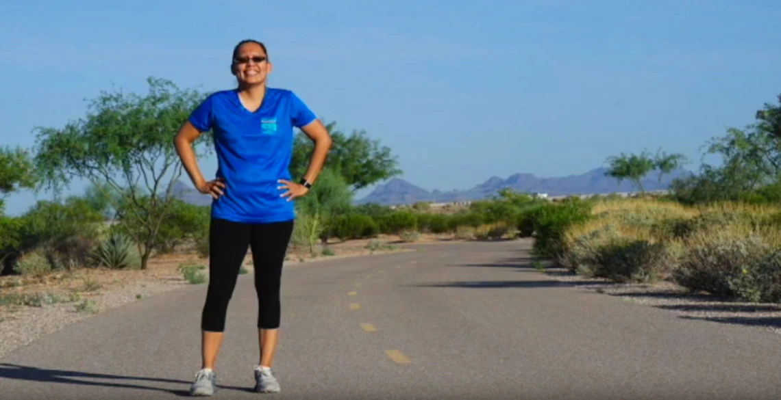 Nedlaya Francisco jogging