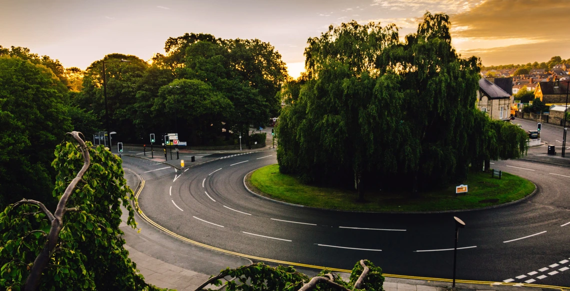 traffic roundabout