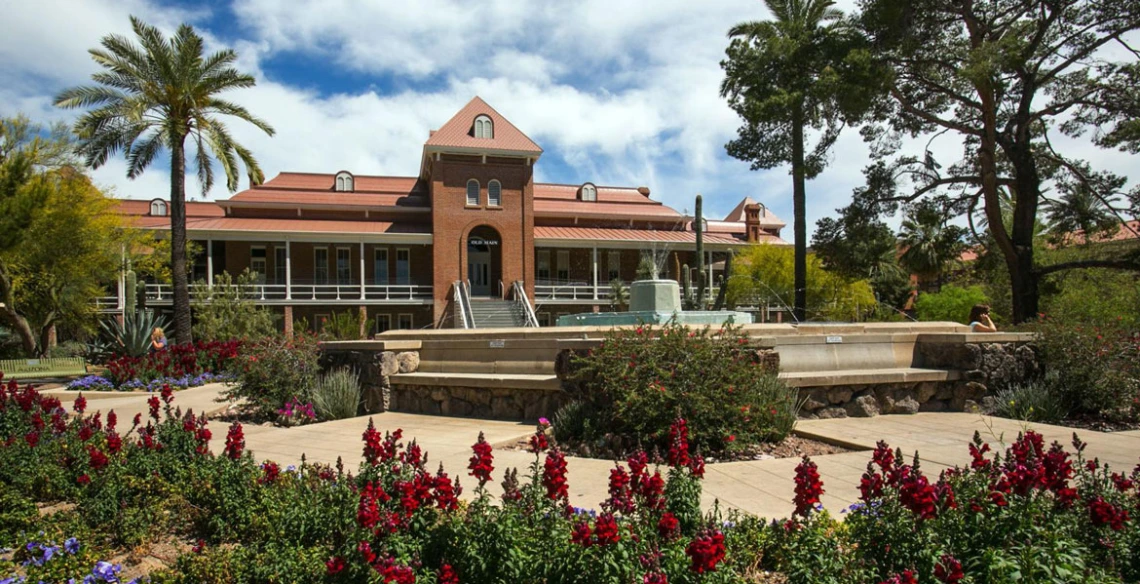 Old Main building on the UA campus.