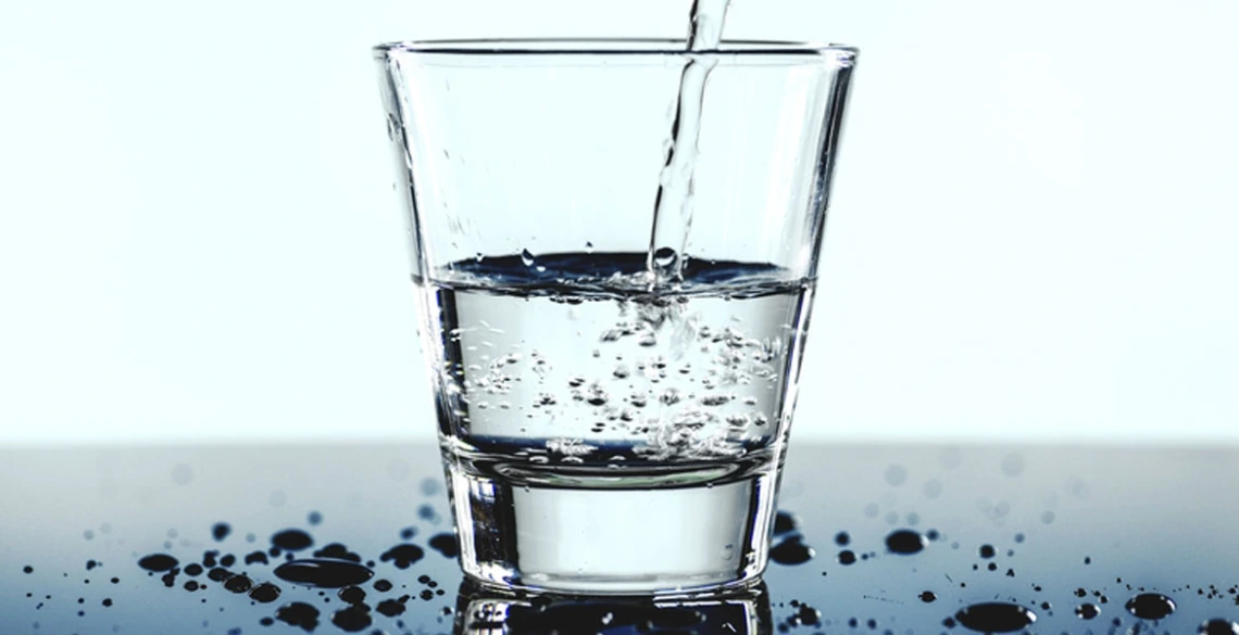 glass of water