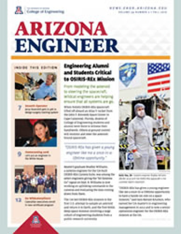 Cover image for Arizona Engineer Fall 2016