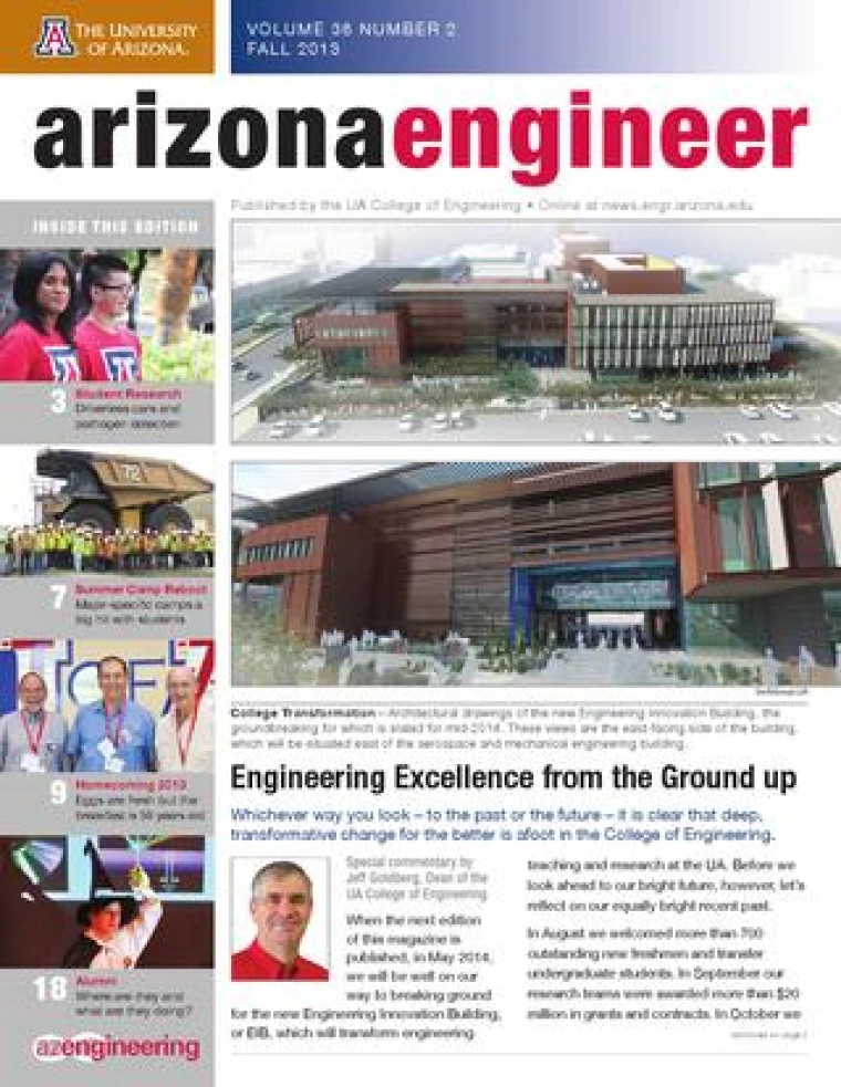 Cover image for Arizona Engineer Fall 2013