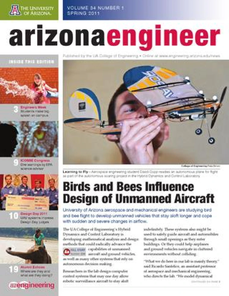 Cover image for Arizona Engineer Spring 2011