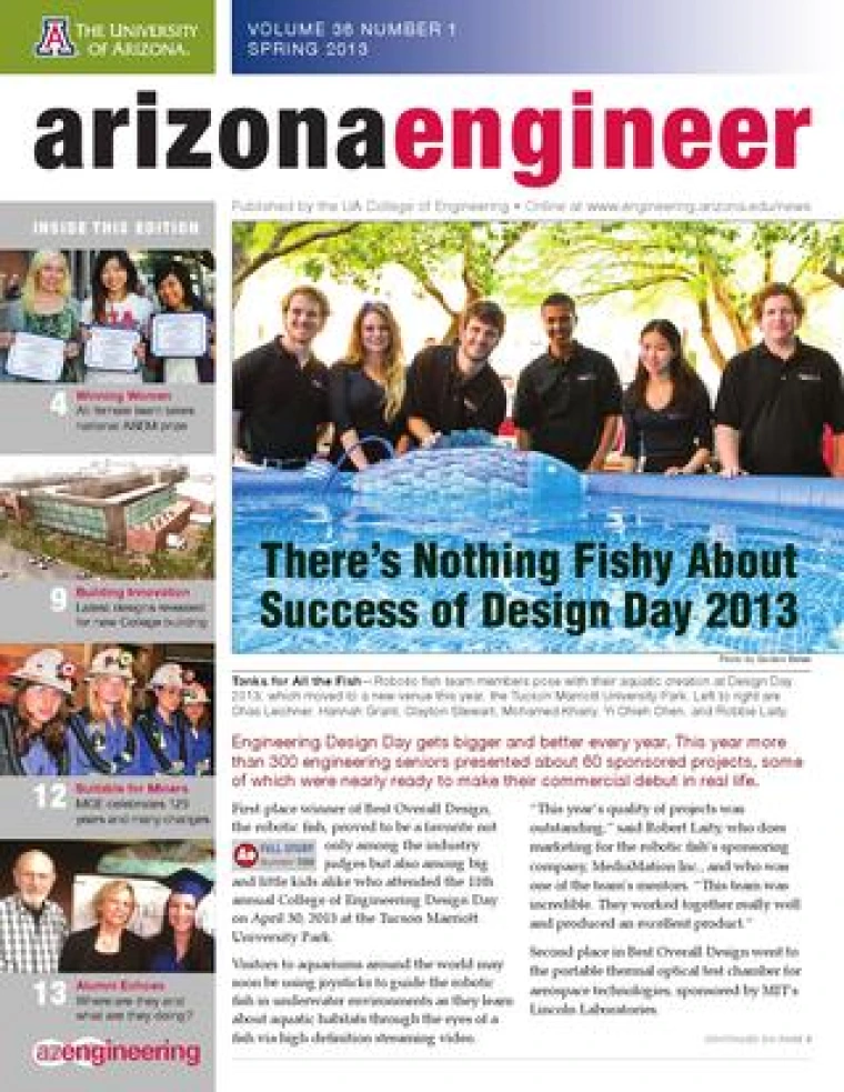 Cover image for Arizona Engineer Spring 2013