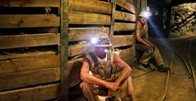Mine workers