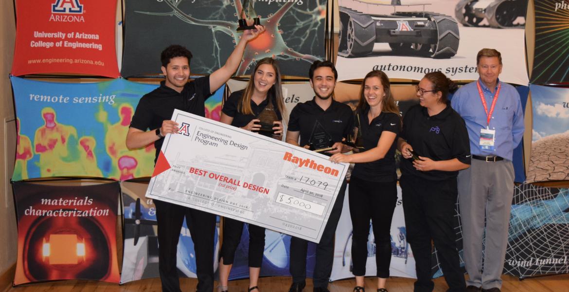 Winners of Raytheon Award for Best Overall Design