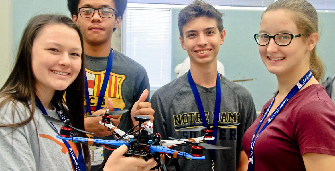 Students at Summer Engineering Academy