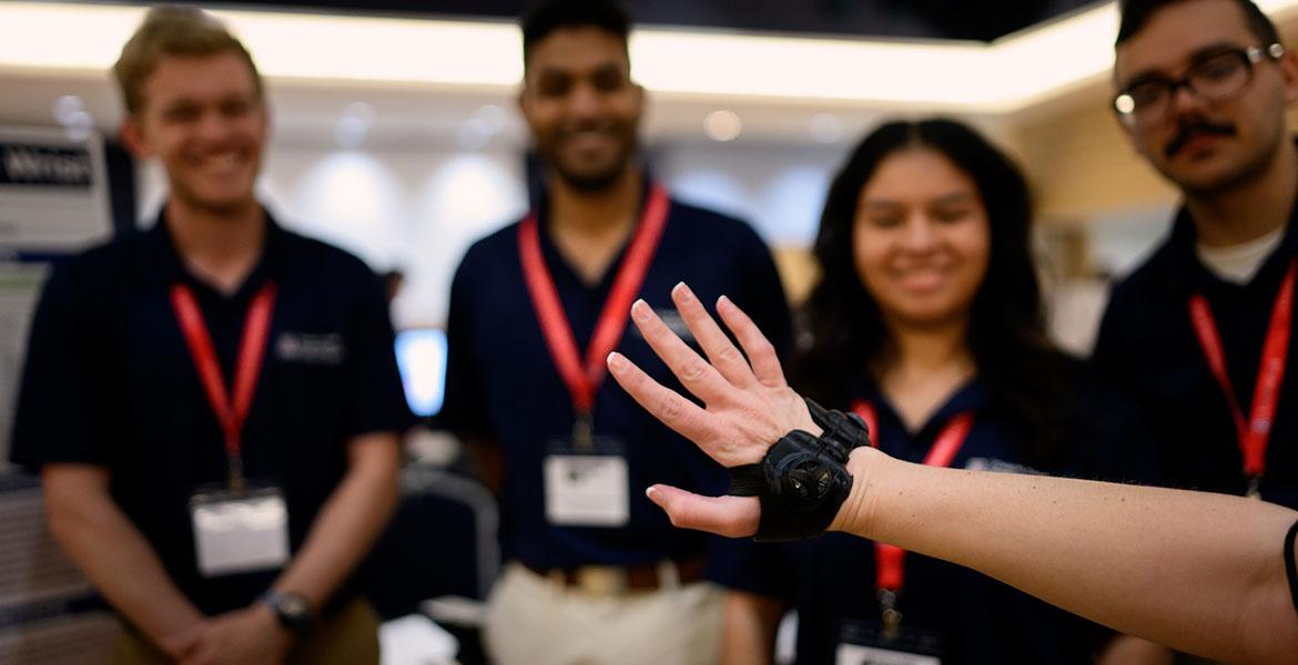 University of Arizona engineering capstone project for a carpal tunnel treatment brace